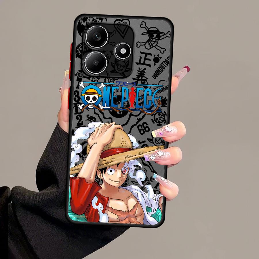 Чехол для Xiaomi Redmi Note 14 13 Pro Plus A4 13C 14C 9S 10 12 11 Funda Задняя крышка телефона One Piece Луффи Милый
