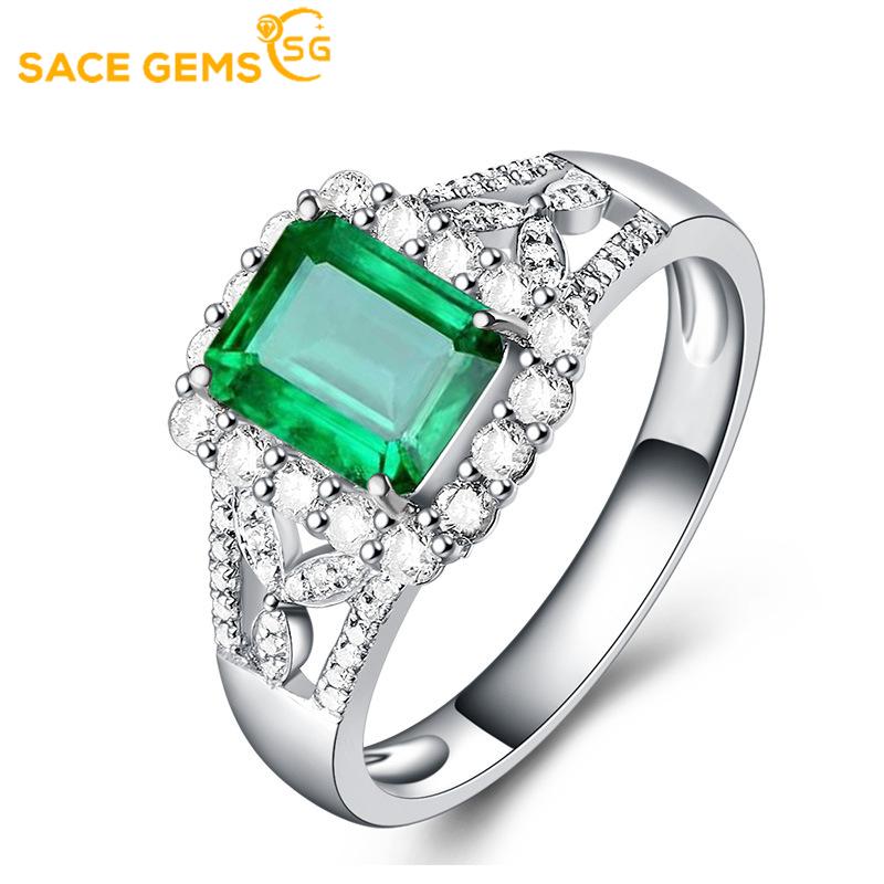 Sace Gems Классическое кольцо из медного сплава с цирконом, женские ювелирные изделия, свадебный подарок, открытая вечеринка
