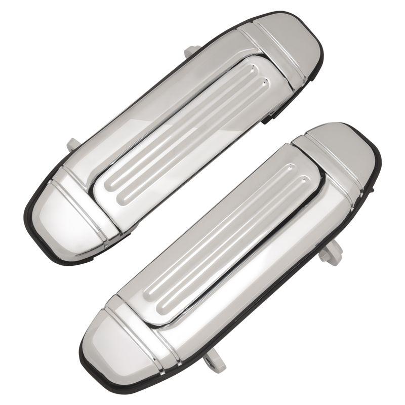 WO-Front Pair Outside Door Handle Plating For Mitsubishi Montero Pajero V46 V31 V32 V33 V43 V45 V46 MR156876 MR156875