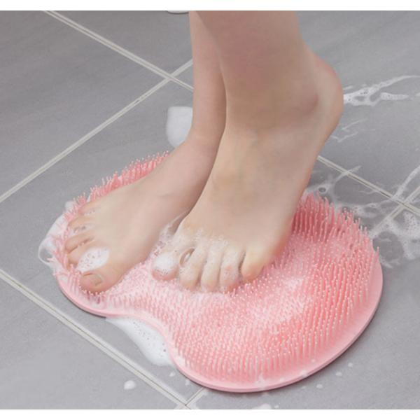 Yeoni Factory Нескользящая подушечка для щетки для ног Розовый, 1 упаковка, 1 шт.
