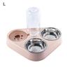 Кормушка для собак Изысканная модная антикоррозийная двойная миска для собак из нержавеющей стали Кормушка для домашних животных для дома
