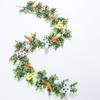 Artificial Easter Egg Garland with Egg Carrot Wreath Creative Spring Vine Flower  Easter Decoration
