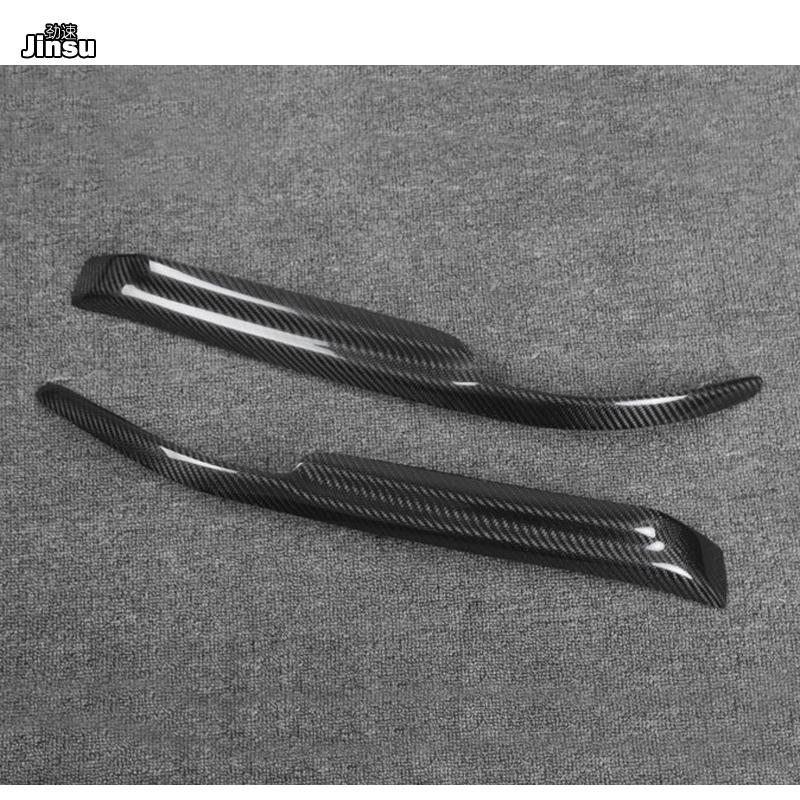 Carbon fiber headlight eyebrows For Mitsubishi Lancer Evolution 7 8 9 2003 - 2007 EVO Fiber glass FRP primer Front light eyelids