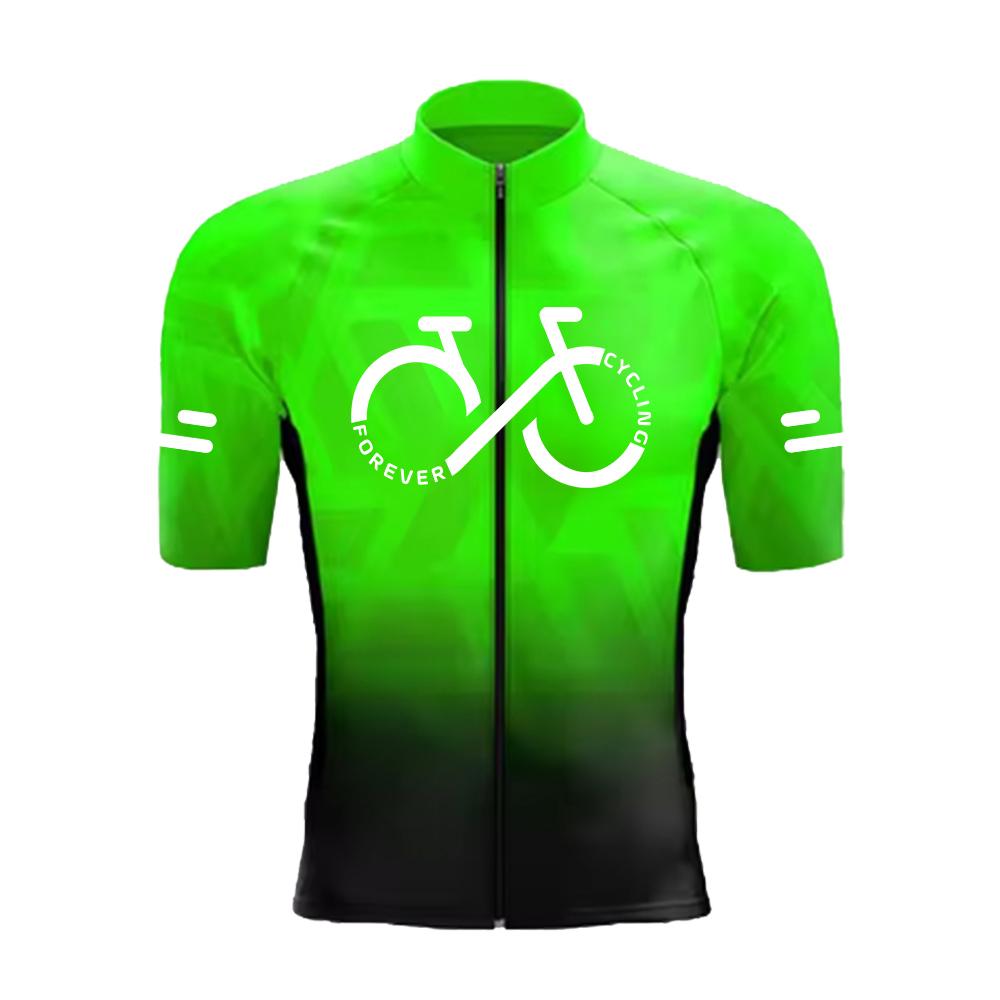 Комплект Велосипедной Формы 2026 Лето Ropa Ciclismo Мужская С Коротким Рукавом Велосипедная Одежда Для Велоспорта Градиентный Цвет Дышащая Одежда Для Горного Велосипеда MTB