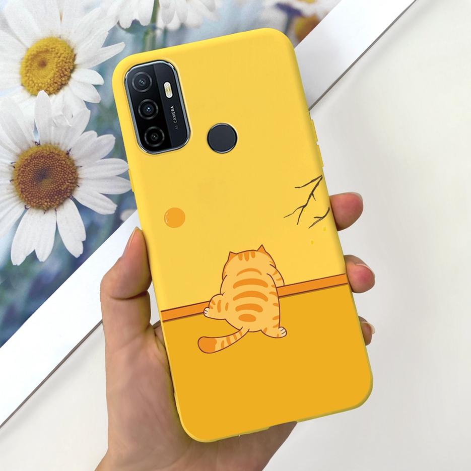 For Oppo A53 A53s Case Cute Fashion Cartoon Painted Cover Soft TPU Phone Case For Oppo A53s A 53 s OppoA53 s Fundas Coque Bumper