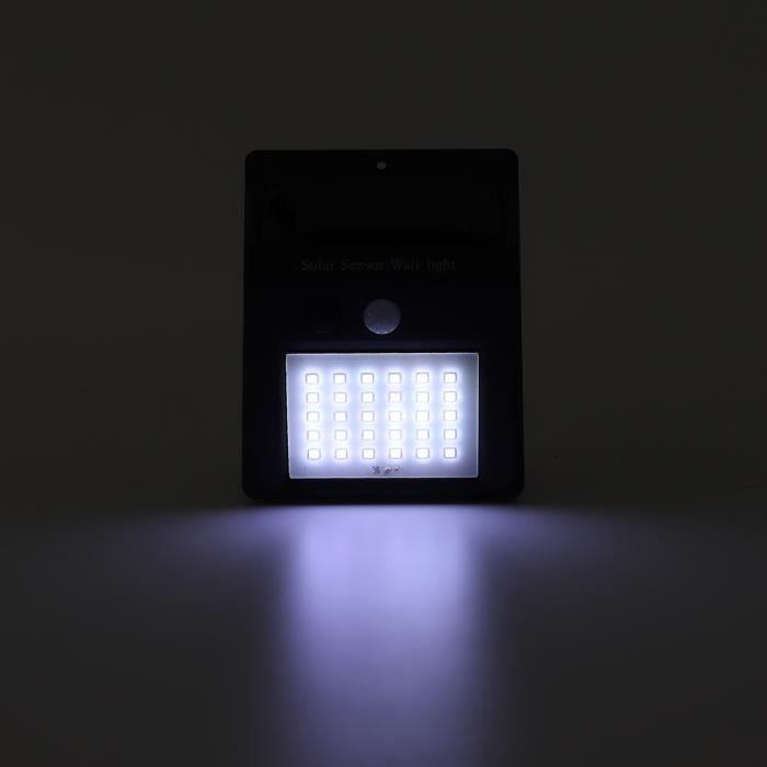 Applique murale Lampe solaire 30 LED Lumière Extérieur Etanche capteur Détecteur de Movement éclairage TYPE B