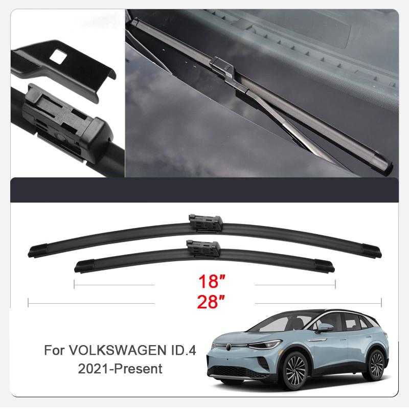 2шт автомобильные лезвия резиновые дворники для лобового стекла Volkswagen Altas Teramont Golf ID.3 ID.4 ID.5 ID.6 ID.7 JETTA TAOS T-CROSSTOUAREG
