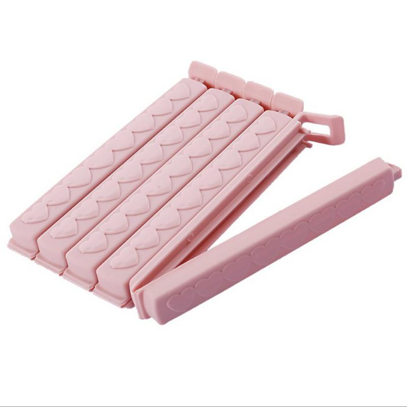 5pcs/lot Food Snack Storage Sealing Seal Bag Clips Sealer Clamp Food Bag Clips Kitchen Tool