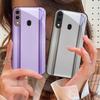 Золотисто-оранжевая рамка Для Samsung A73 72 71 A70 56 55 54 A53 52 51 50 42 A35 A34 33 32 31 26 25 24 23 22 30 стеклянный чехол для телефона