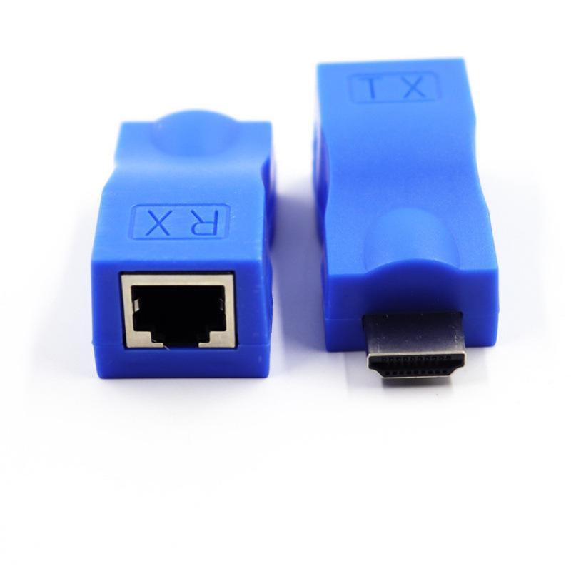 HDMI-удлинитель по одному сетевому кабелю для передачи высокой четкости до 30 метров
