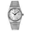Tissot PRX Classic Contemporary нержавеющая сталь белый перламутровый циферблат кварцевые часы T137.210.11.111.00 100M унисекс