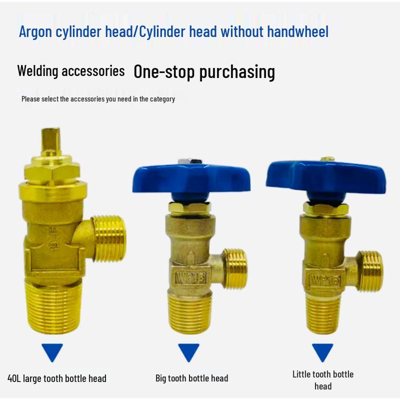 Argon Cylinder Safety Valve, CO2 Pressure Reducer, 40L Copper Switch Valve