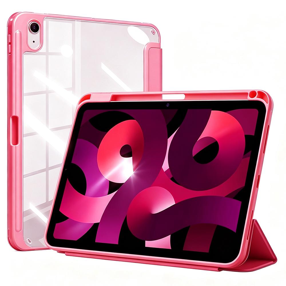 For iPad A16 10th 11th Generation 10.9 11 / Magnetic Pencil Tablet Case, Trifold Flip Stand Smart Cover, Auto Wake/Sleep