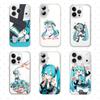 Милый H-Хатсуне Мику-S Чехол для телефона Для Iphone17 16 15 11 13 14 Pro Max 7 8 Plus X Xr Xs Max Se2020 12mini Прозрачный Чехол