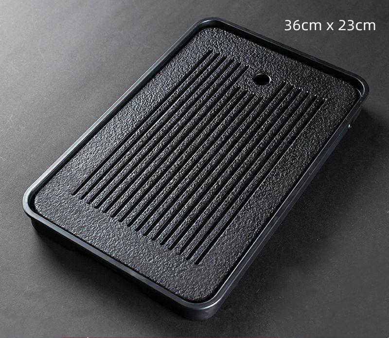 Легкий роскошный поднос для чайного столика, высококачественный китайский поднос для чая, чайный сервиз, дренажная доска для хранения воды, чайная доска