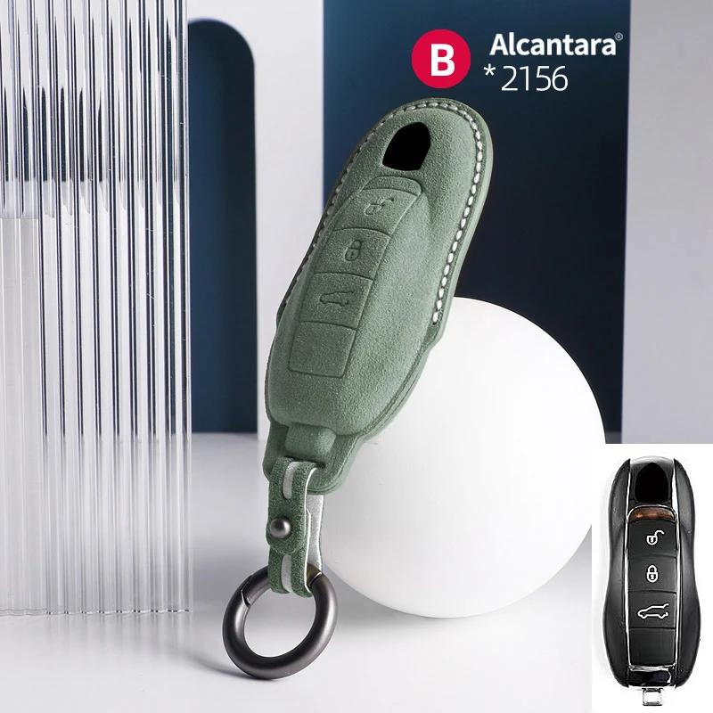 AABKR1 Car Key Bag Case Cover For Porsche Panamera Spyder Carrera Macan Cayman Cayenne 911 970 981 991 Car Key Cover Accessories