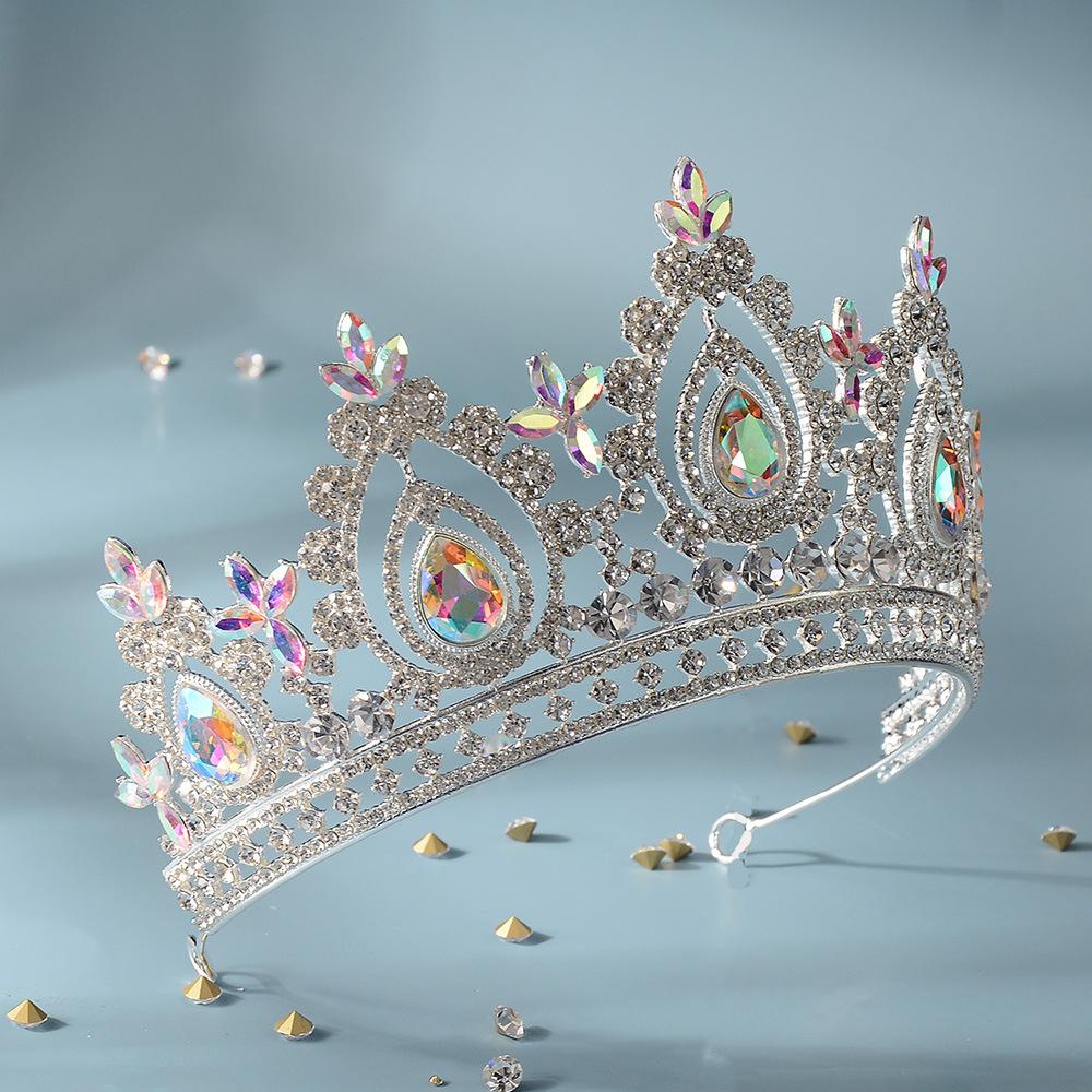 Свадебные украшения Французская корона корона новая невеста высококачественные хрустальные аксессуары для волос головной убор