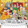 46. El Chavo animado Party Decorations Backdrop Banner Vinyl Cartoon for Kids 7x5ft