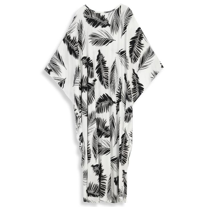 EDOLYNSA сексуальное бикини в полоску с зеброй, повседневное летнее пляжное платье с v-образным вырезом и разрезом по бокам, женская пляжная одежда, купальный костюм, накидка Q1297