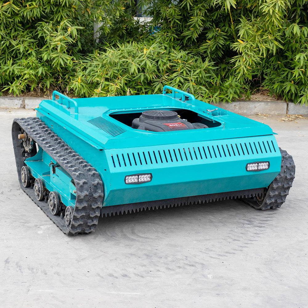 22HP Remote-Controlled Slope & Mountain Lawn Mower with Double Disc, Grass Crusher, and Household Weeder (CE Certified)