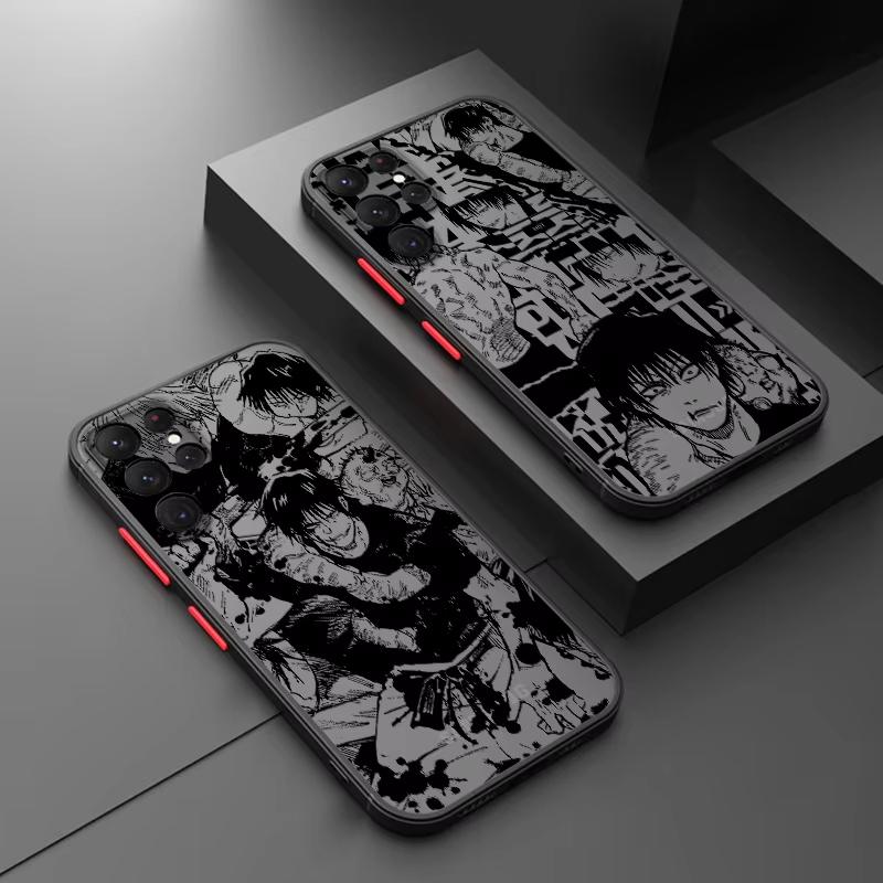 Чехол для телефона с аниме-тематикой Jujutsu Kaisen Toji для Samsung Galaxy S24 S23 S22 S21 S20 Plus Ultra FE A73 A72 A71 A52 A51 A32 Note 20