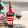DIY Christmas Wine Bottle Cover Creative Wine Bottle Knitted Sweaters  Party Supplies