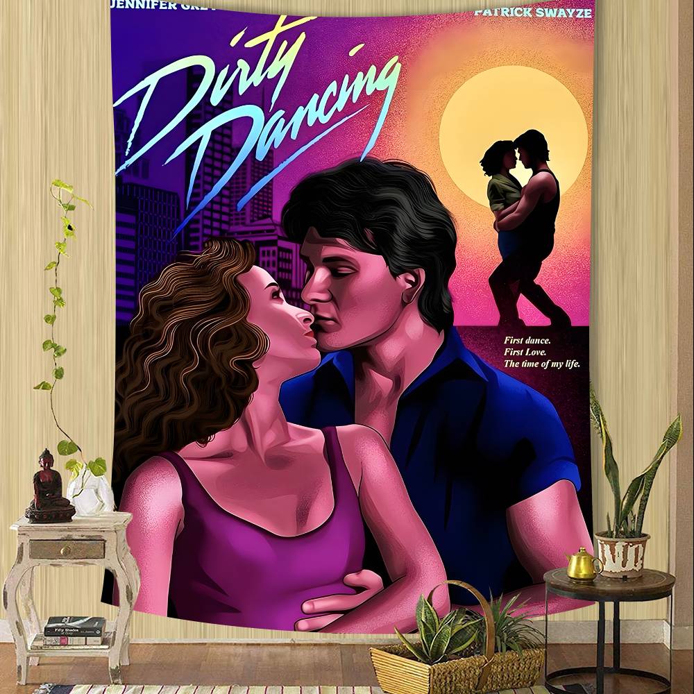 Dirty Dancing Classic Movie Theme Party Backdrop Cloth For Girls Birthday Decorations Background For Photoshoot