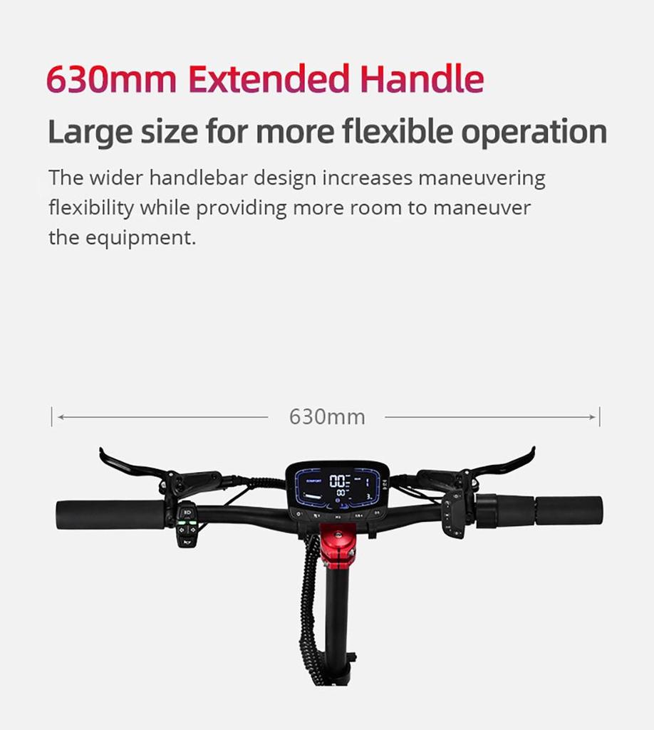 BOYUEDA Q7 Pro Max Electric Scooter, 1600W*2 Motor, 52V 28AH Battery, 10-inch Tire, 70km/h Max Speed