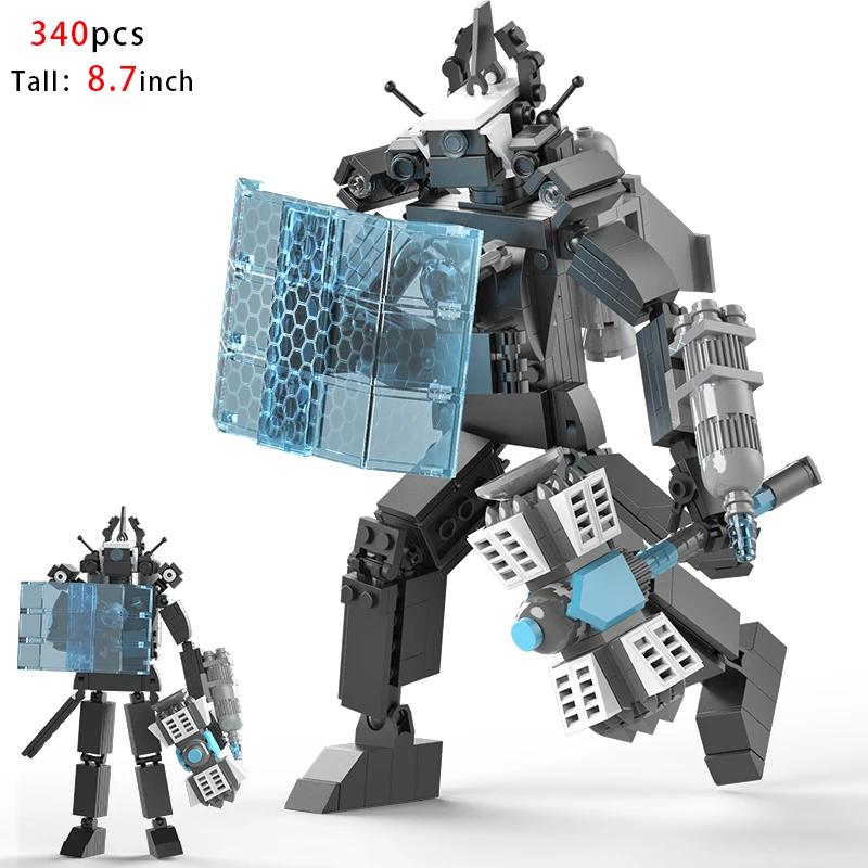 Moc Skibidi Toilet Builing Blocks Titan Clock Man 2.0 Camerman Speakerman TVMan Bricks DIY Moddel Toys For Kids Gift Easter Toys