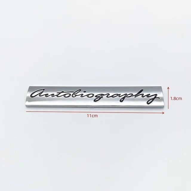 3D ABS буквы автобиография багажник издание эмблема для Land Rover автомобиль боковой значок логотип наклейка хром серебристый черный красный
