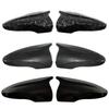 Для VW JETTA MK6 Volkswagen Passat B7 Scirocco Beetle CC Eos Black Horn Carbon Add on Rear View Mirror Cap Cover High Quality