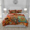 Комплект пододеяльников с 3D-печатью, наволочка из ультратонкого волокна, новый оптовый комплект с благородными африканскими элементами, красочный и удобный