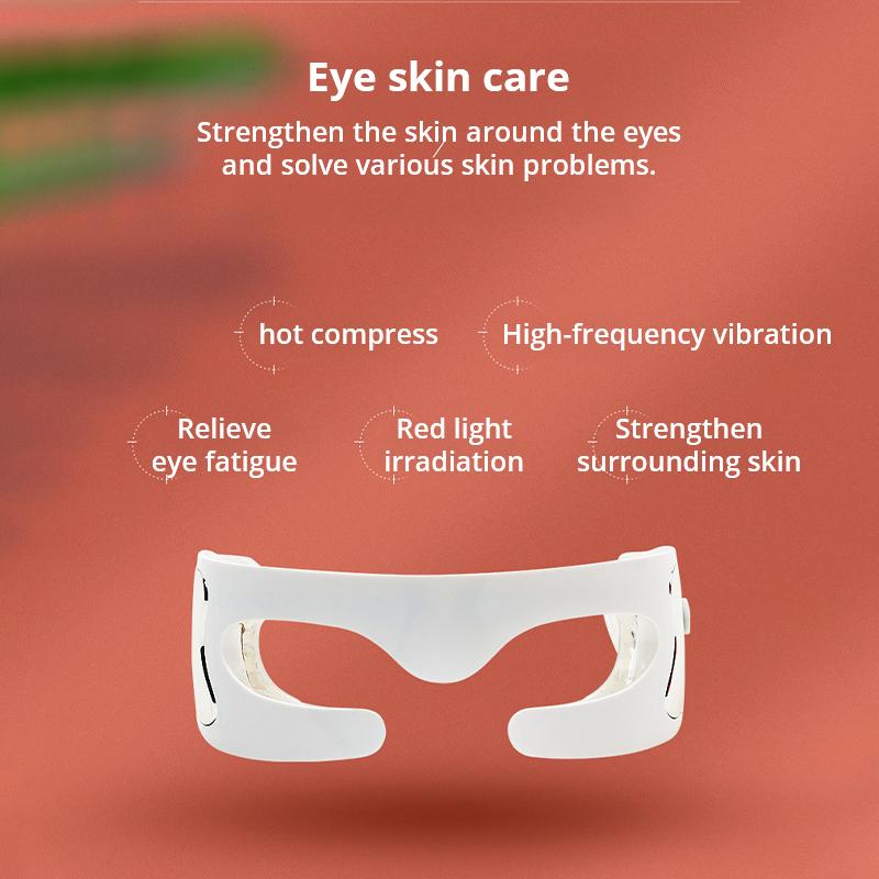 Red Light Frequency Eye Massager Vibration Massager To Relax Fatigue, Relieve Eyes Massage Eye Mask