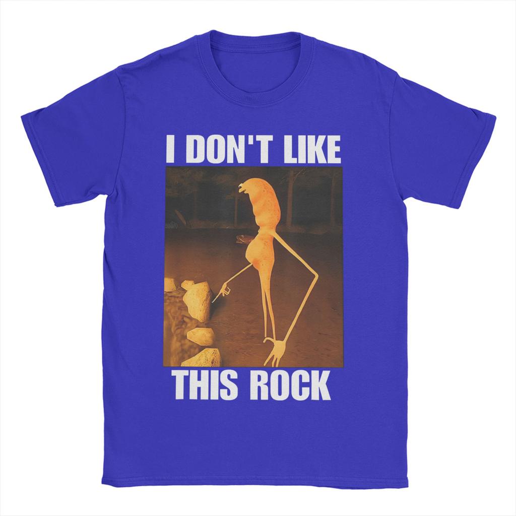 Men Women TShirt I Dont Like This Rock Casual Pure Cotton Tee Shirt Short Sleeve Marcus The Worm T Shirt Crew Neck Tops Adult