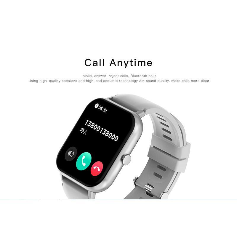 Умные часы (Сделать/ответить на звонок) 1,83-дюймовый Full Touch BT Calling Smart Watch Фитнес-трекер Часы-телефоны 100+ спортивных режимов Мониторинг кислорода в крови