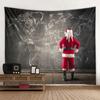 Рождественский гобелен со снегом, подарки Санта-Клауса, камин, рождественская елка, Лось, настенная подвеска для комнаты, спальни, общежития, украшение дома