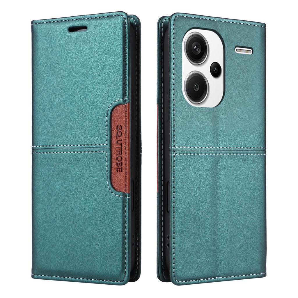 Роскошный кожаный чехол для Xiaomi Flip Folio RFID Blocking Wallet Kickstand Защитный чехол-кобура для Redmi Note14 Redmi12C Xiaomi 14T 11T 12T Poco X7