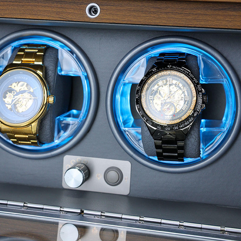 Silent Mechanical Watch Winding Modern Automatic Watch Winder Multifunction Watches Organizer Boxes Watch Jewelry Storage Box