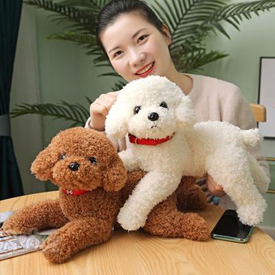 Кукла-собака, мягкая, реалистичная, плюшевая собака, чучело животного, изысканное качество изготовления, мультяшная мягкая кукла, игрушка для детей