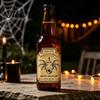 Mystery Style Craft Stickers 12Pcs Halloween Wine Bottle Labels, Vintage Retro with Witch Skull Creative Gift Box Ornament Labels Bat Pumpkin Design,