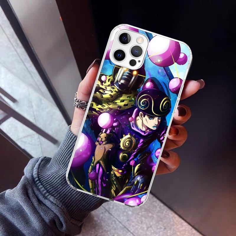 JoJo's Bizarre Adventure Cool Phone Case For iPhone 17 Air 11 13 Mini 14 15 Plus 16 12 Pro Max 16E SE 7 8 Pattern Soft TPU Back