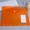 Colorful A4 File Folder Transparent Folder Envelope Bag Durable Document Holder  Ring Binder