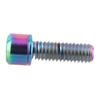   Alloy   Tapered   Screw With Washer For Mountain Bike(colorfulCelsiusM6x16)
