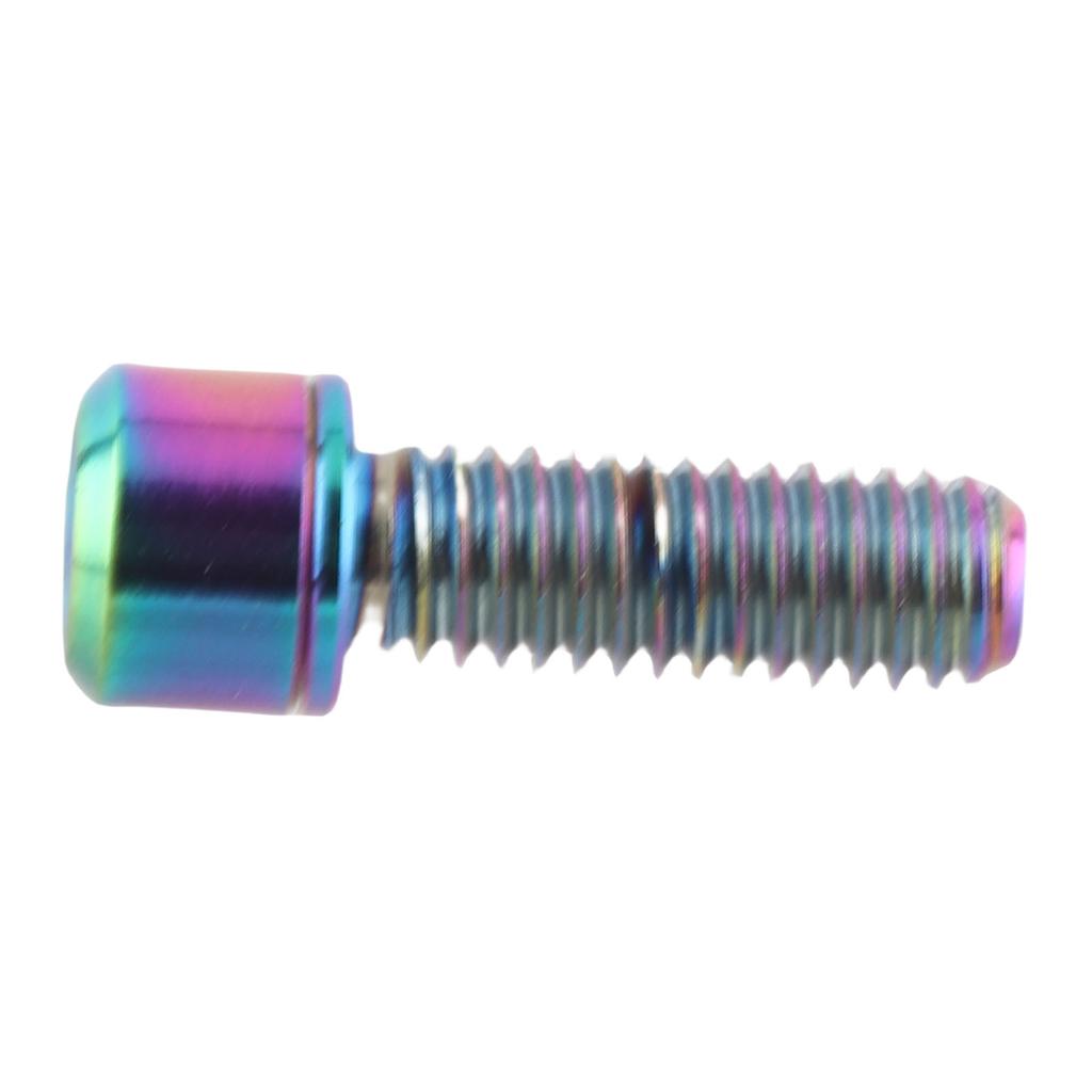 Alloy Tapered Screw With Washer For Mountain Bike(colorfulCelsiusM6x16)