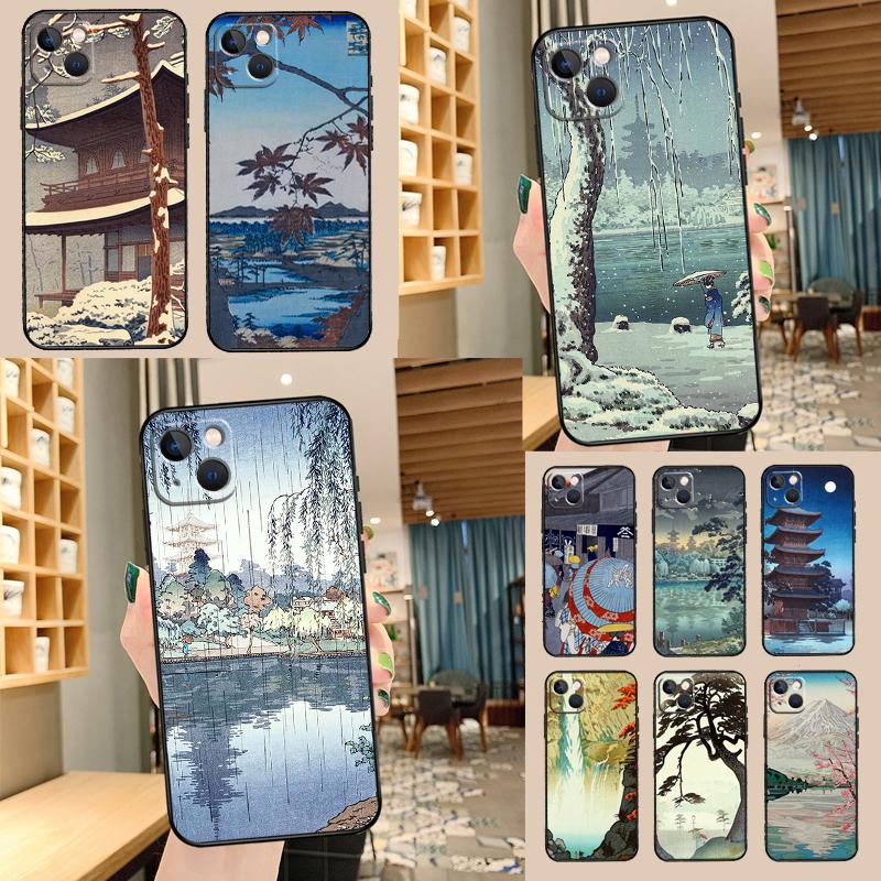 Чехол для телефона в японском стиле Укиё-э для Samsung Galaxy S26 S25 S24 S20 S21 S22 S23 Ultra S10 Plus S25 FE Защитный корпус