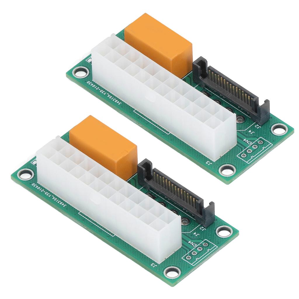 Синхронизатор двойного источника питания, SATA-интерфейс, адаптер двойного блока питания, 24-контактный разъем двойного питания для майнера BTC