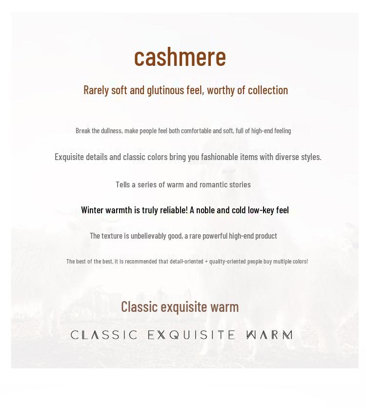 Женский кашемировый треугольный шарф: Мягкий, Теплый и Универсальный Шарф-манишка для Осени/Зимы