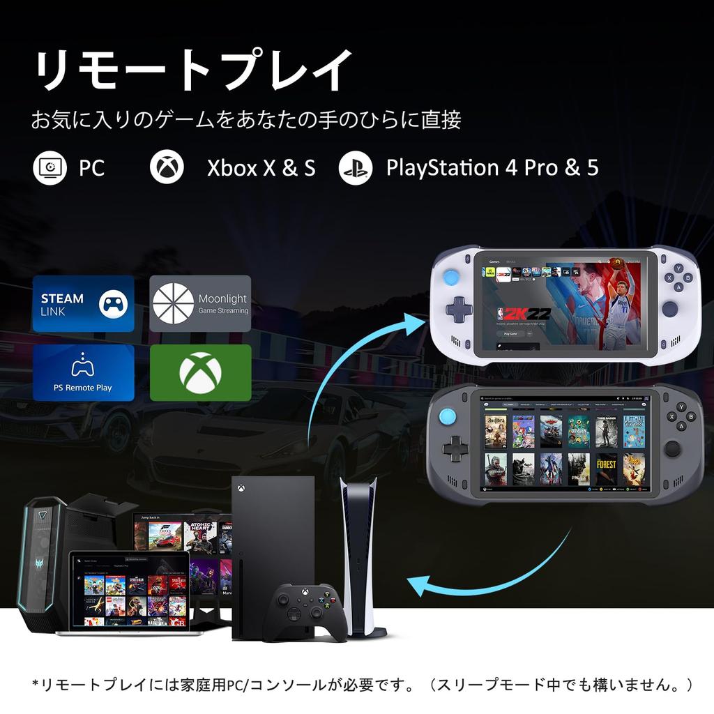 Abxylute One Cloud Handheld Remote Play Game Console Supports Xbox Cloud NVIDIA GeForce and Long 1080P Lightweight Handheld Accessory - Gaming, NOW,