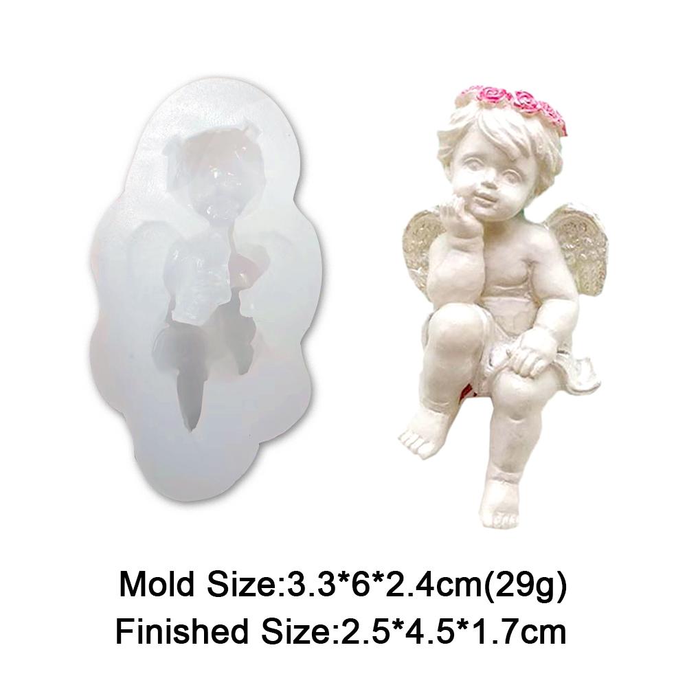 3 Style DIY Silicone Fondant Cake Cupid Little Angel Molds Cake Decoration Tools Chocolate Mold Mini Style Candy Clay Mould