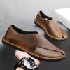 Sandals Summer Men Cozy Hollow Non-slip Soft Cool Lighted Breathable All-match Classic Wearable Fashion Casual Leather Sandals